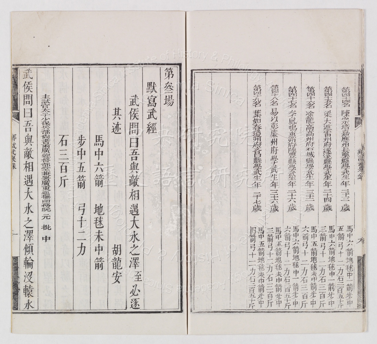 恩科廣東武鄉試錄