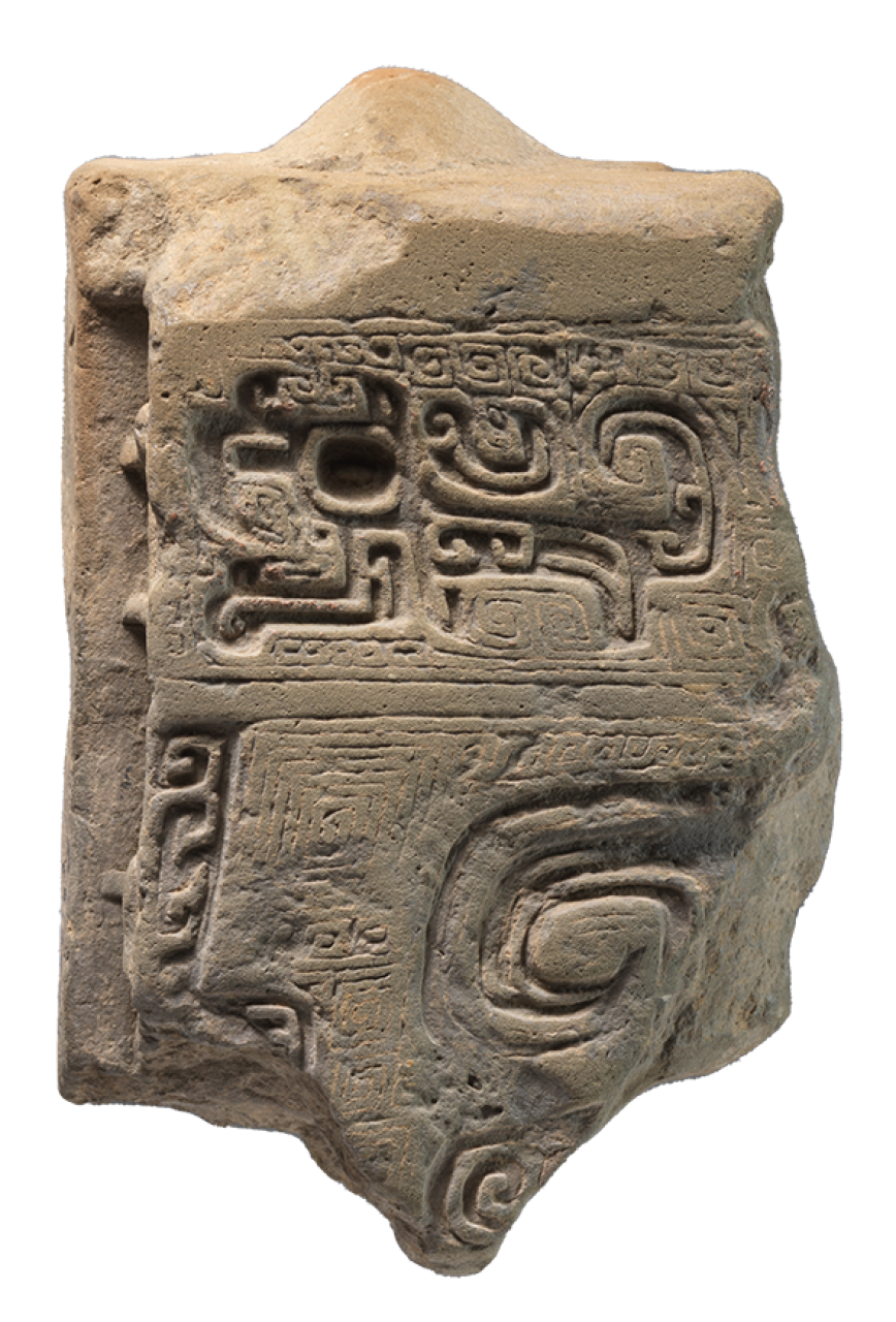 刻寫記號的陶範