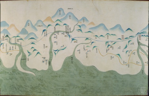 臺灣民番界址圖（局部）