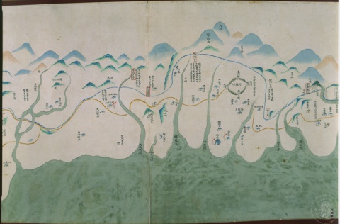 臺灣民番界址圖（局部）