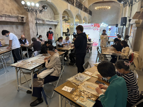 「綴合甲骨、解密遠古」拼圖體驗工作坊 - 臺北聯醫111年失智月活動