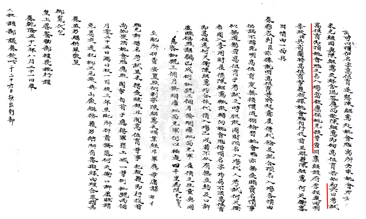 科舉考試作弊大全：夾帶、槍替、傳答案（上）