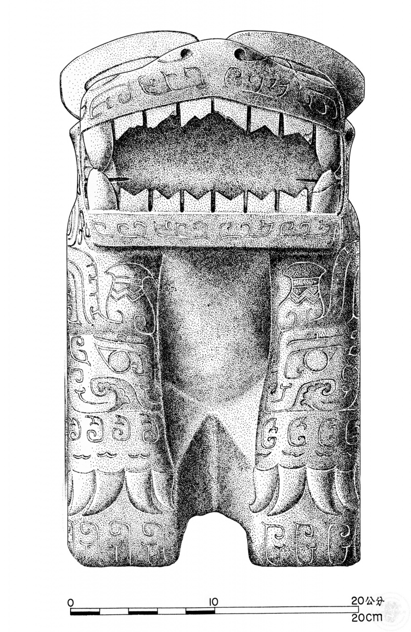 Marble Sculpture of a Kneeling Anthropomorphic Figure with a Tiger Head