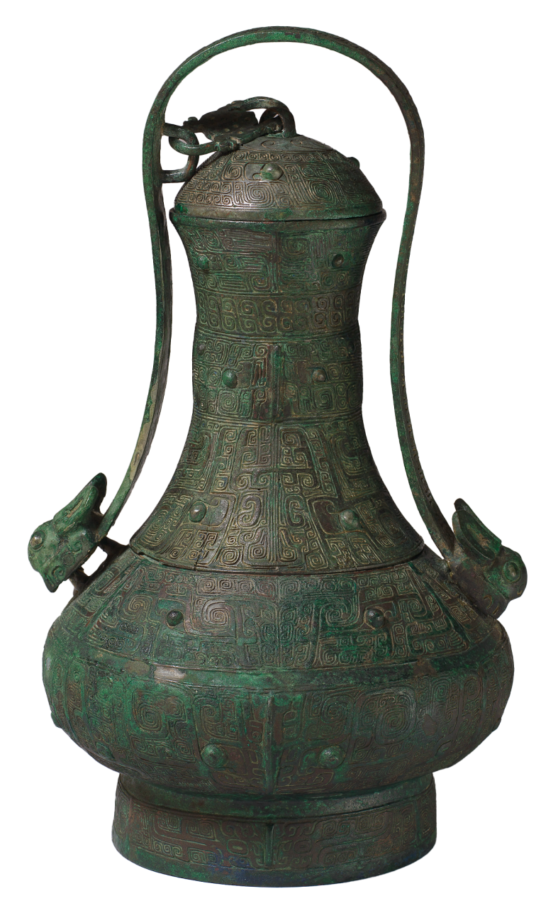 Tri-Sectioned Yu Flask and Its Clay Mold