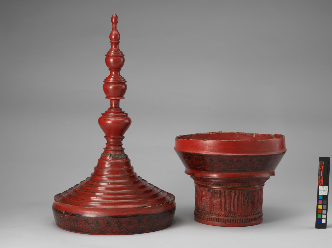 Red Lacquer Food Container