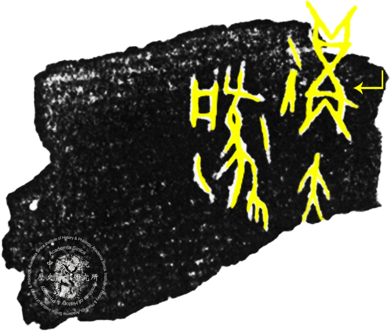 Inscribed Plastron Fragment Chia 2224