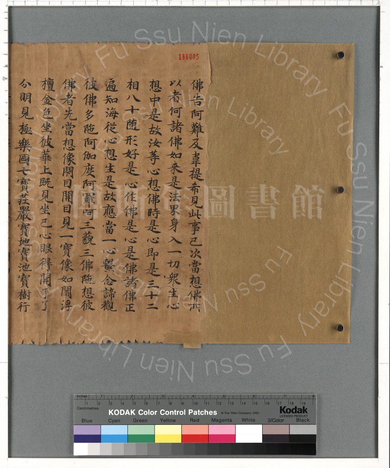 觀無量壽佛經卷上Amitāyurdhyāna Sūtra (T0365) | Museum of the 觀無量壽佛經卷上Amitāyurdhyāna Sūtra (T0365) | Museum of the