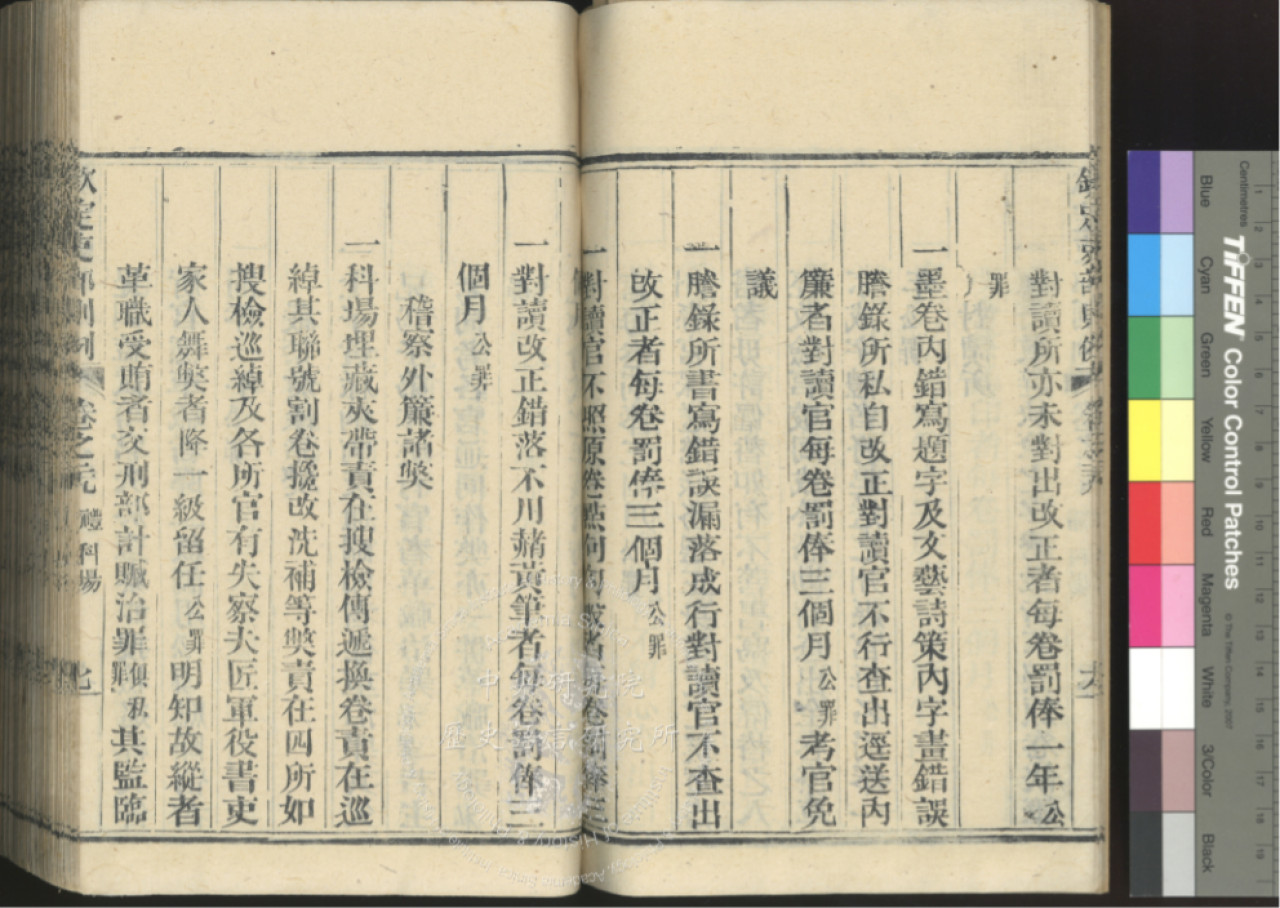 Imperially Prescribed Precedents on Administrative Punishments of the Ministry of Personnel