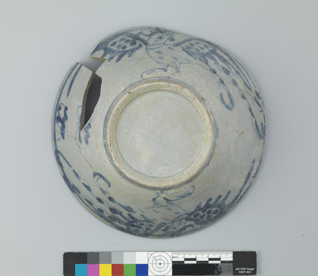 Bowl in Underglaze Blue