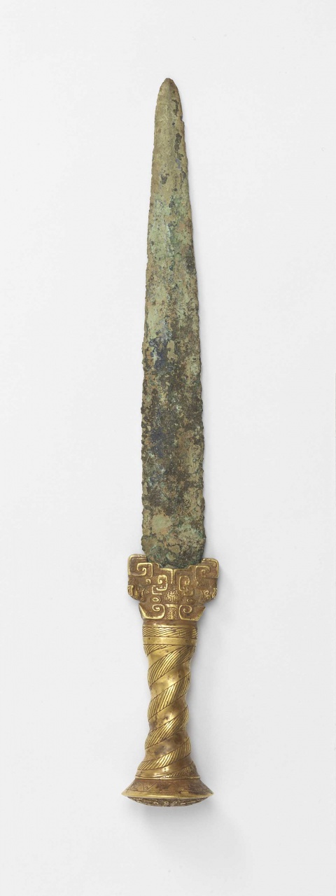 Bronze Sword with Gold Hilt