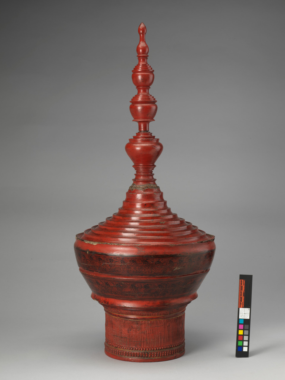 Red Lacquer Food Container