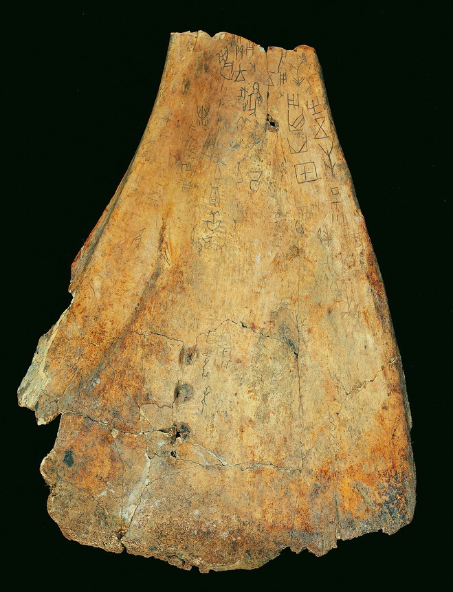 Inscribed Animal Bone Fragment I 8672