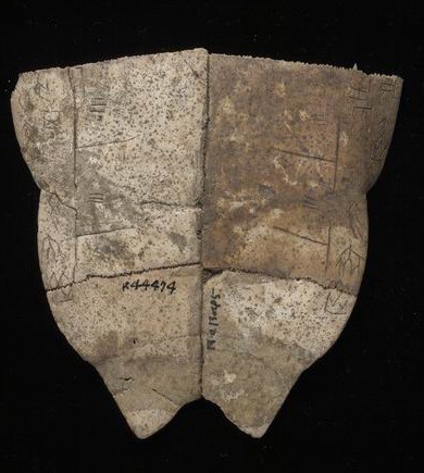 Inscribed Plastron Ping 0469