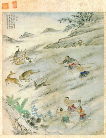 The Genre Paintings of Taiwan’s Aboriginal Peoples: Hunting Deer