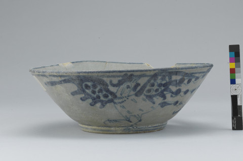 Bowl in Underglaze Blue