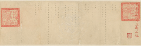 The Xie-en-zhou (Personal Memorial Expressing Gratitude) from the Last Ryukyu King, Shō Tai
