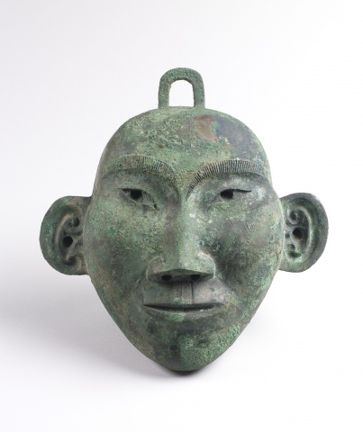Bronze Human Mask