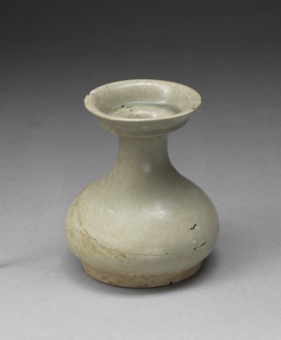Long-necked Vase, Hu Vessel with Dish-shaped Mouth
