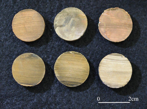 Alloy Samples with Different Proportions of Elements
