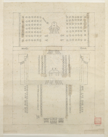 Seating Chart for the Imperial Banquet at the Hall of Supreme Harmony (Modified)