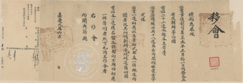  Communication (Yihui) from the Ministry of Rites
