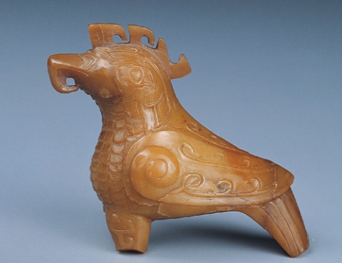 Stone Bird Figurine