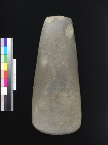 Patu-shaped Stone Implement