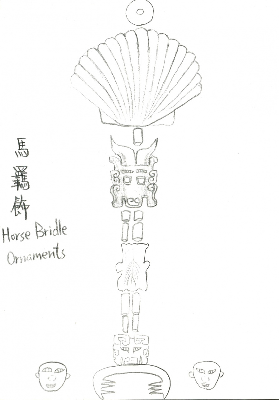 6號作品：164號墓馬羈飾