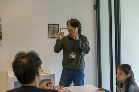 邊聊漢簡、編寫木簡 - 2024中研院Open House（10/12兒童科普日）