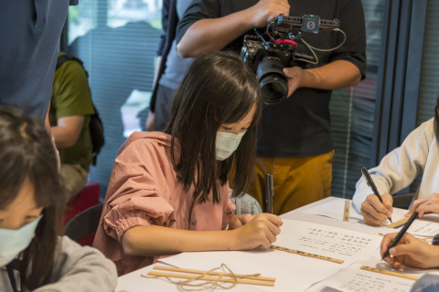 邊聊漢簡、編寫木簡 - 2024中研院Open House（10/12兒童科普日）