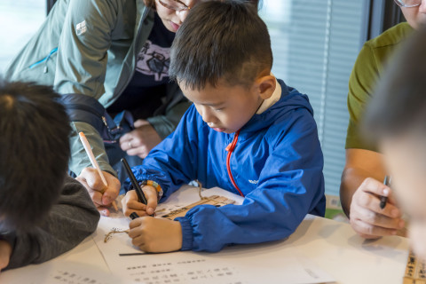 邊聊漢簡、編寫木簡 - 2024中研院Open House（10/12兒童科普日）