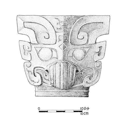 Approaching National Treasures: Marble Pole Ornaments with Two Owl Heads on Opposing Sides