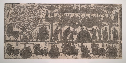 圖二：武梁祠前石室三拓片（史語所藏，12766）