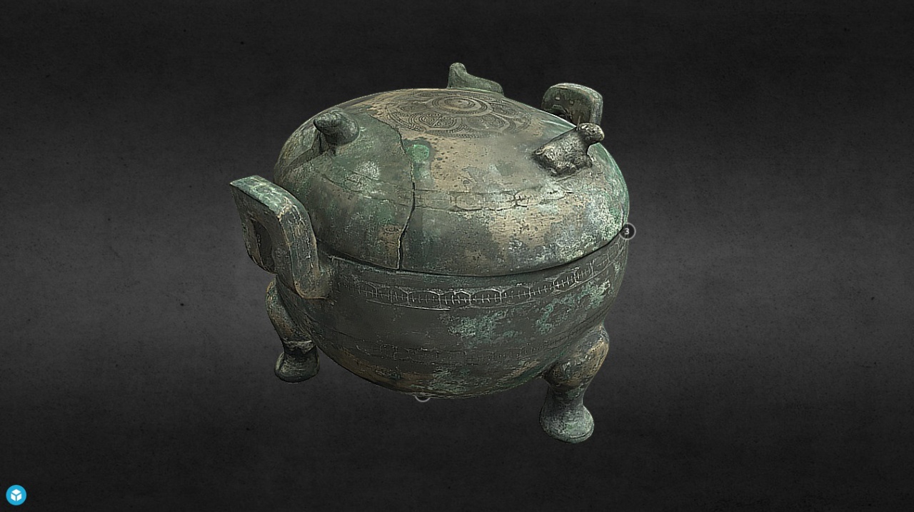 3D考古文物櫥窗