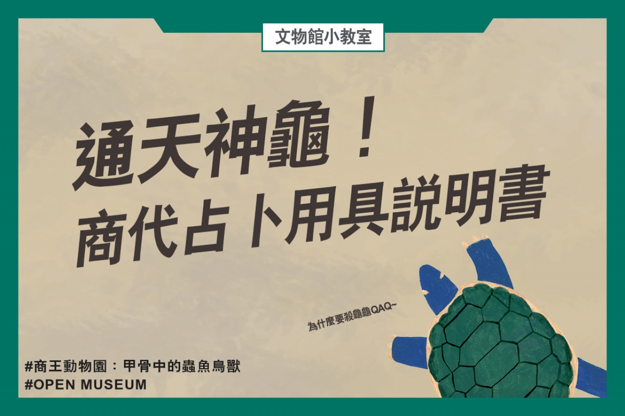 通天神龜──商代占卜用具說明書