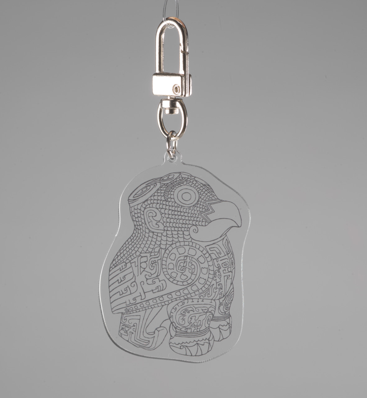 Standing Owl Acrylic Keychain