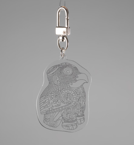 Standing Owl Acrylic Keychain