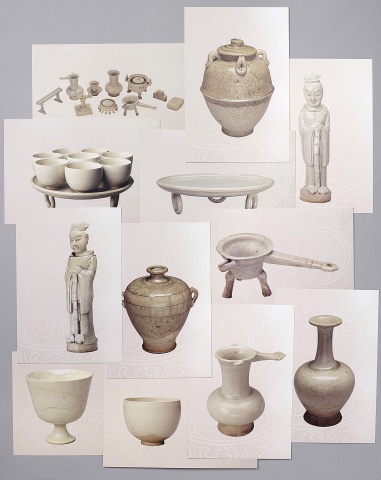 Of Celadon and White Postcards