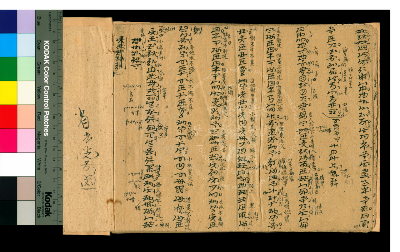 彝族文書及註解