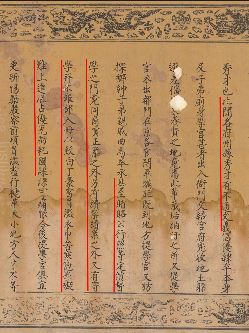 提學官嚴黜劣等舉賢育材敕諭