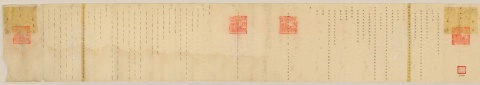 子皇帝弘曆慶賀皇太后表文