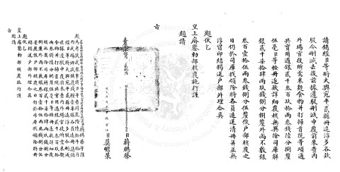 順天府府尹為武場鄉試供應錢糧事