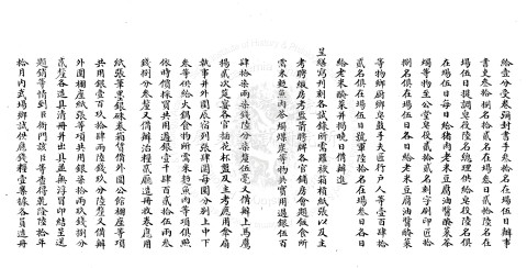 順天府府尹為武場鄉試供應錢糧事
