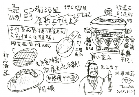 1號作品：1400號墓「商王衛浴組」