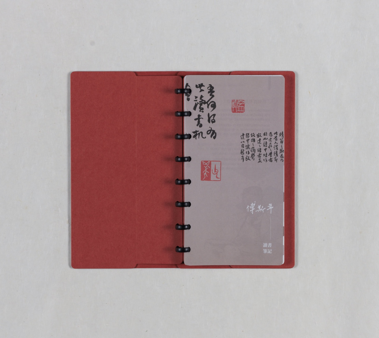 傅斯年讀書筆記本
